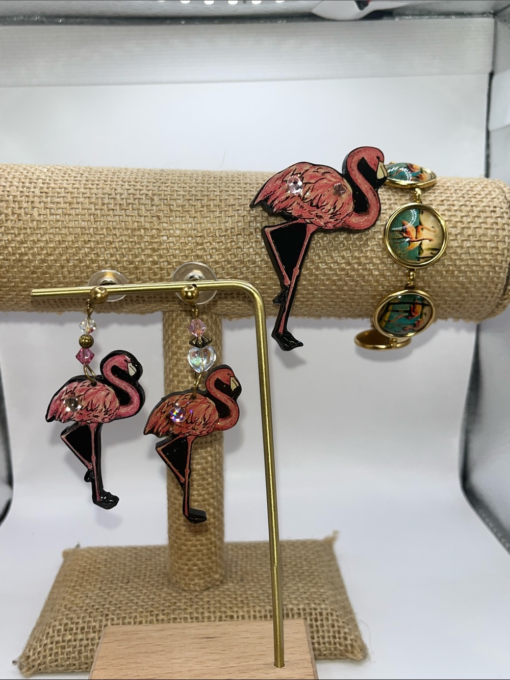Rare Designs From The Deep Flamingo Jewelry Set